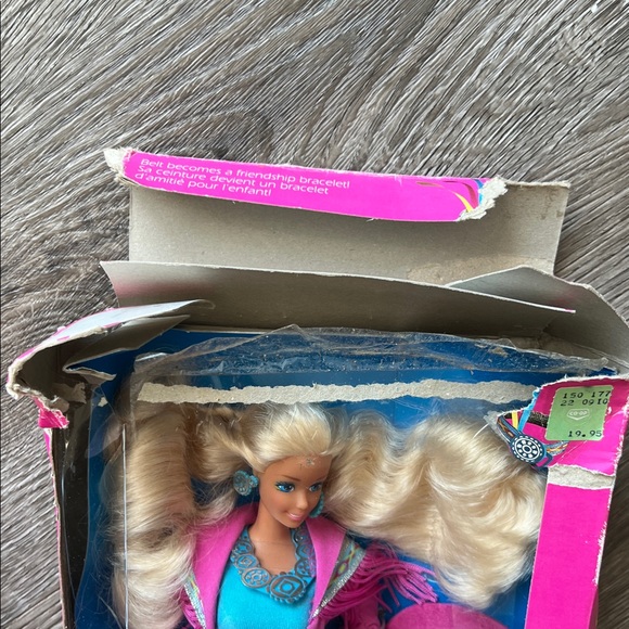 VINTAGE Western Fun BARBIE Mattel 1980’s in original box never removed from card - Picture 6 of 17